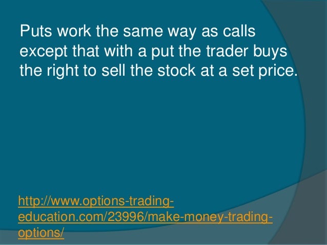 make a living trading options